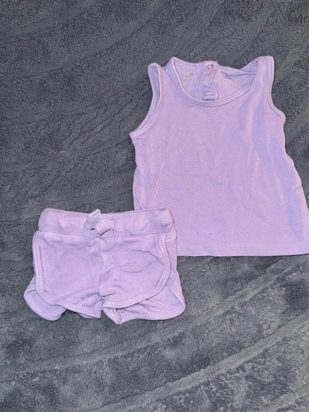 purple kyte baby tanktop and shorts !!